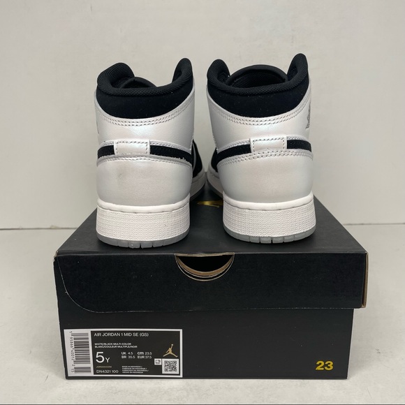 Nike Air Jordan 1 Retro Mid GS “Diamond Shorts” NEW 2022 - Picture 4 of 4